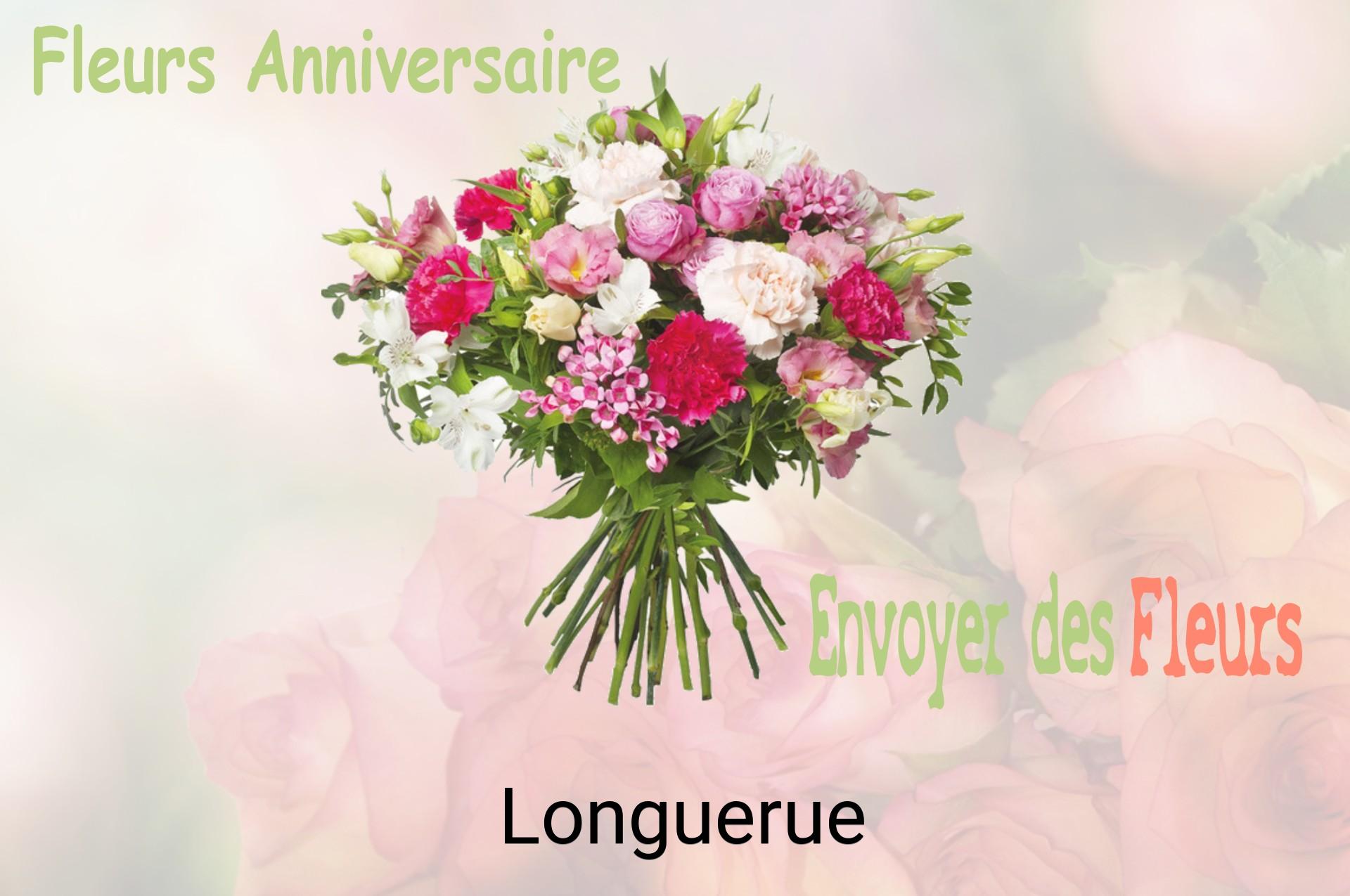 Bouquet de fleurs d’anniversaire livré à Longuerue